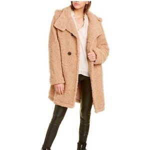 Sam Edelman Women's Tan Teddy Coat